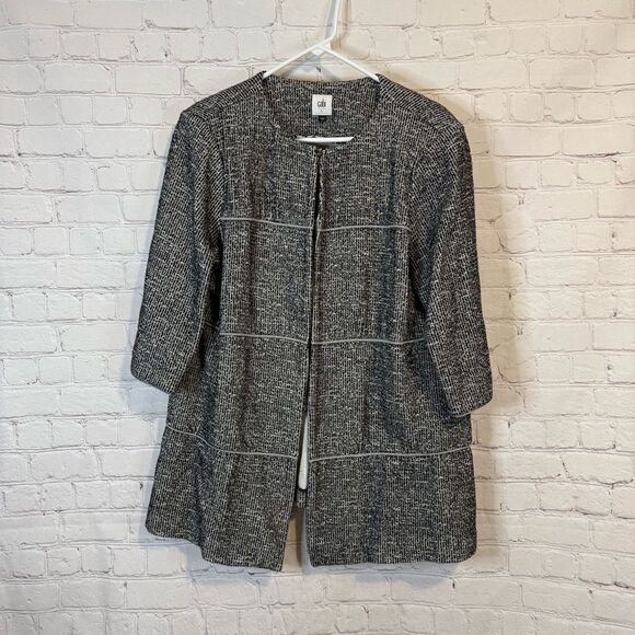 cabi The Times Tweed Jacket size Large - Picture 1 of 7